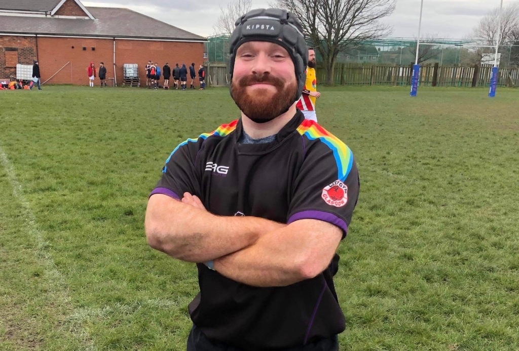 Luke Harding: “I definitely feel I wouldn’t have engaged in something like a rugby club without some kind of LGBT+ inclusivity or safeguarding.”